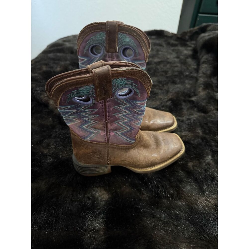 Durango Lil' Rebel Pro Little Kid's Amethyst Western Boot 1 purple